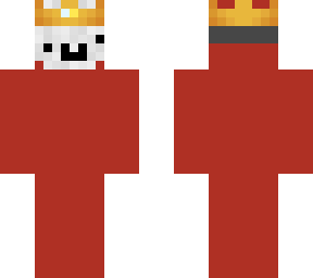 crowned and masked red man