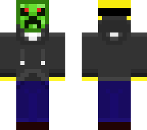 duck with creeper mask