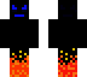flaming mysterious person (not backwards version)