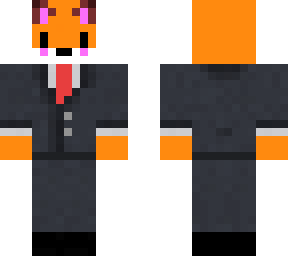 fox in a tuxedo