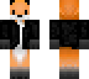 fox with jacket