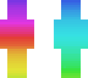 full rainbow ombre