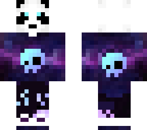 galaxy skull panda