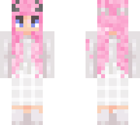 girl with horns | Minecraft Skin