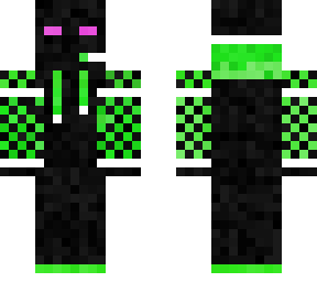 Green Enderman Gamer | Minecraft Skin