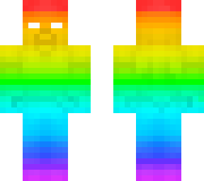 herobrine rainbow steve