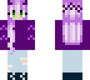lilac devil girl