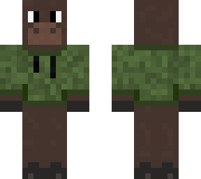 moose with camouflage  sweatshirt