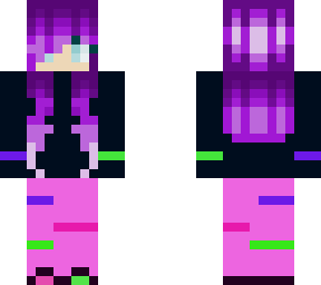 neon girl btw i know the outfit is terrible