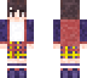 oikawa in plaid shorts