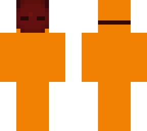 orange man with red mask