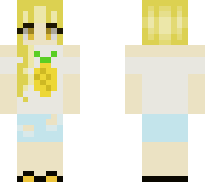 pineapple girl  i finaly know how to make hair