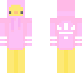 pink ducky/duck adidas hoodie skin