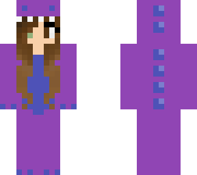 purple and blue dino girl