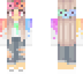 rainbow girl