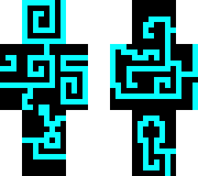 random blue circuit