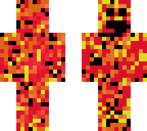random magma monster that i did while eating a french fry