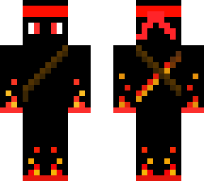 red blazed sushi ninja