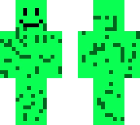 slime troll skin green