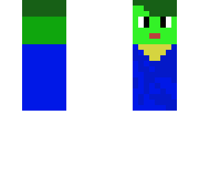 the weird green head