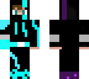 tlight blue and purple