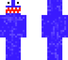 weird blue monster guy