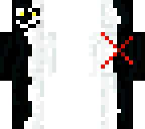white an black