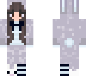 white bunny girl