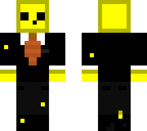 yellow slime in tux
