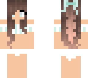 bikini girl teal