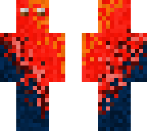 black and red and orange guy