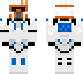 blue, orange arf trooper