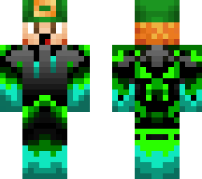 blue and green leprechaun hoodie