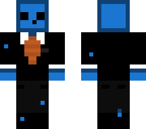 blue slime in tux