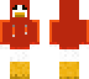 chicken with hoodie