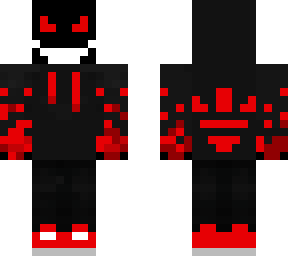 creepy red black hoodie for @hyllanic