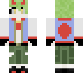 demon girl with jacket