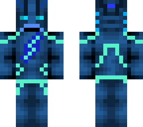flash blue and aqua