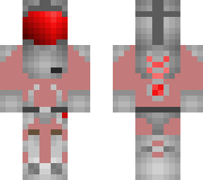 futuristic astronaut (red)