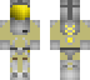 futuristic astronaut (yellow)