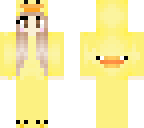 girl duck onesie skin
