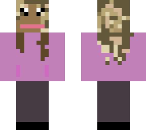 lazy brown-hair highlight girl original?