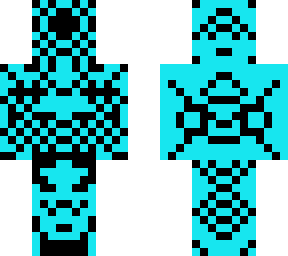 not a creeper blue and black edition