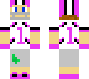 pink football player