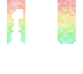 pixel rainbow hair