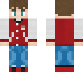 red baseball jacket boy