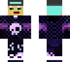 skull hoodie with effect