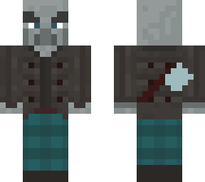 vindicator with axe on back