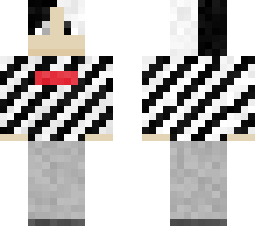 white and black