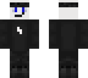 white head black shirt